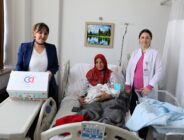 DEPREMZEDE AİLENİN 5. ÇOCUKLARI MİRAÇ BEBEK ÇERKEZKÖY’DE DÜNYAYA GÖZLERİNİ AÇTI