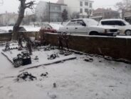 Keşan beyaza büründü..