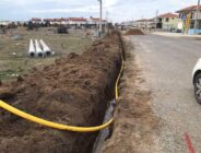 Enez’de doğalgaz çalışmaları devam ediyor