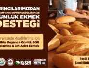 Keşan’daki fırıncılardan anlamlı destek..