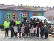 Keşan Polisinden minik öğrencilere sevgi eli..