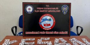 Keşan Narkotik Polis ekipleri, 495 adet hap yakaladı