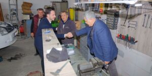 AK Parti Edirne Milletvekili Adayı Av. Tarık Hatipler, Edirne Yeni Sanayi Sitesi esnafını ziyaret etti