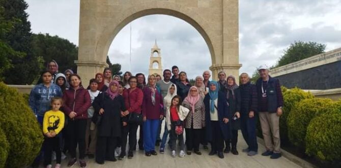 Enez Muhtarlığı, 150 kişiyi Şehitlik Abidelerine götürdü