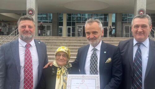 İYİ Parti Edirne Milletvekili Prof. Dr. Mehmet Akalın mazbatasını aldı
