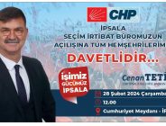 CHP İPSALA’DAN DAVET VAR..