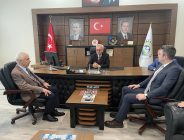 CHP İlçe Başkanı Çakır ve Belediye Başkan Adayı Özcan’dan, Keşan Belediye Başkanı Mustafa Helvacıoğlu’na ziyaret..