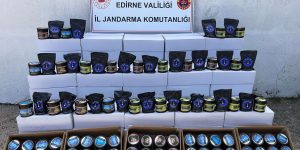 Enez’de 1 ton 8 kg. Nargile tütünü elegeçirildi
