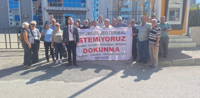 Köylüler jeotermal istemiyor…
