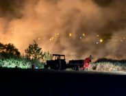 Mecidiye’de korkutan yangın…