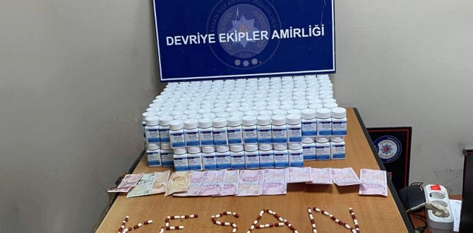 Keşan’da 16 bin 744 adet uyuşturucu hap ele geçirildi