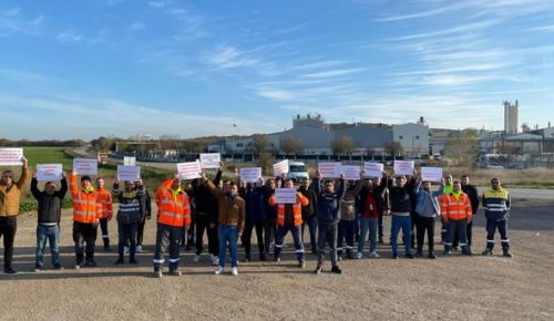 Amerikan Fabrikasında İşçi Eylemi..