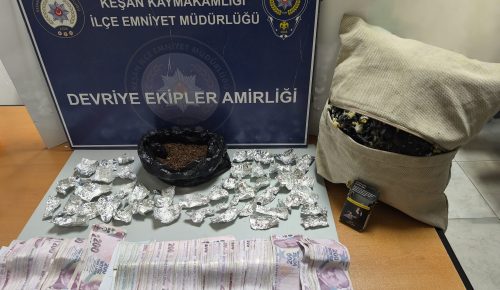 Araçta uyuşturucu ele geçirildi