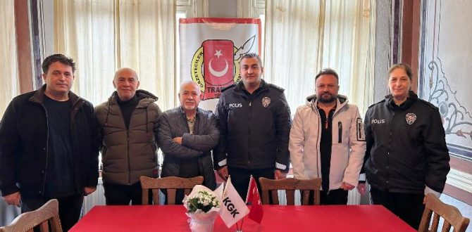 Edirne Emniyetinden Trakya Gazeteciler Derneği’ne Ziyaret