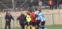 Edirne’de 2.Amatör Ligi maçında hakeme saldırı…