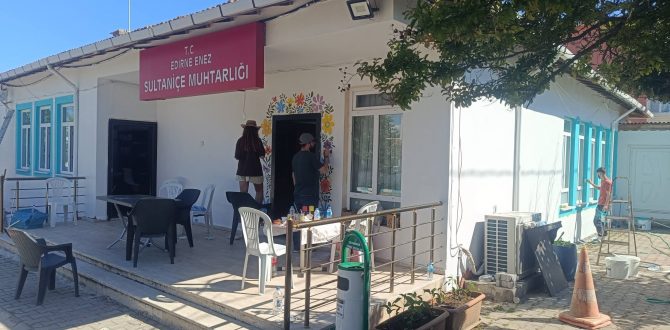Enez Sahil Köyleri Çiçek Açıyor ..
