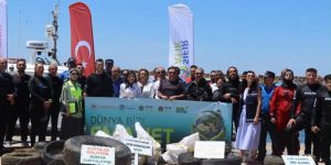 Enez’de liman temizlendi