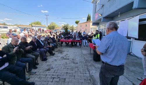 ŞEHİTLER KÖYÜ’NDE BENTONİT OCAĞI KAPASİTE ARTIŞINA KÖYLÜLERDEN İTİRAZ