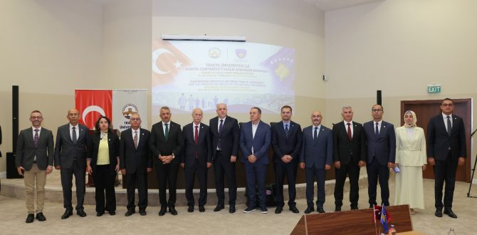 TRAKYA ÜNİVERSİTESİ İLE KOSOVA CUMHURİYETİ SAĞLIK BAKANLIĞI ARASINDA KOSOVALI SAĞLIK ÇALIŞANLARININ EĞİTİMİNE YÖNELİK PROTOKOL İMZALANDI