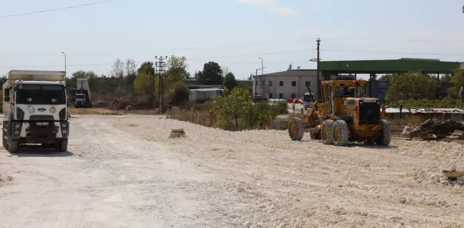 100. YIL MAHALLESİ’NDE YENİ BAĞLANTI YOLU ÇALIŞMALARI SÜRÜYOR